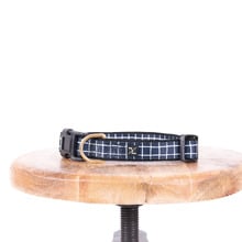Chequered Neoprene Dog Collar